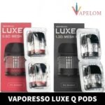 VAPORESSO LUXE Q Pods 2ml pack of 2pcs Replacement Pods in Dubai, UAE