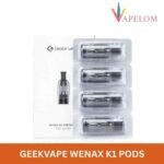GEEKVAPE Wenax M1 Pods 0.8ohm, 1.2ohm Pod Cartridge 2ml Replacement