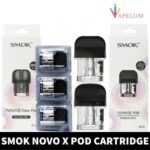 SMOK Novo X Pods DC MTL & Meshed Pod Cartridge 2ml Replacement Pods in Dubai, UAE – 3 Pieces Per pack
