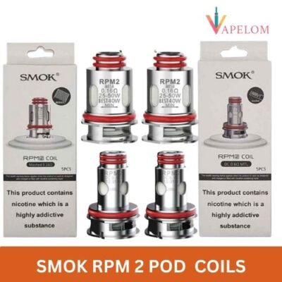 SMOK RPM 2 Coils 0.6ohm DC MTL & 0.16 Meshed Replacement Coils in Dubai, UAE – 5 PCS Per Pack