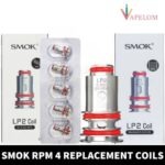 SMOK RPM 4 Coils LP2 Replacement Coils of DC 0.6Ω & MESHED 0.23Ω Pod Coils in Dubai, UAE – 5 PCS Per Pack