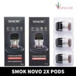 SMOK Novo 2X Pods Meshed MTL 0.8ohm & 0.9ohm Replacement Pods in Dubai, UAE