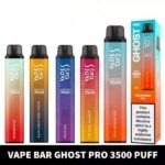 Vapes Bars Ghost Pro 2% nicotine 3500 Puff Disposable in Dubai