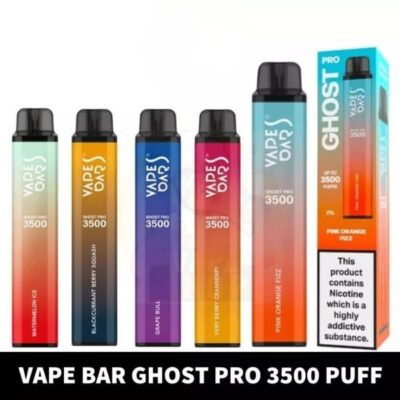 Vapes Bars Ghost Pro 2% nicotine 3500 Puff Disposable in Dubai