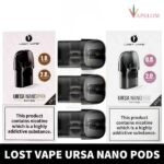 LOST VAPE Ursa Pods 2.5ML Pod Cartridge in Dubai, UAE