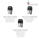 Smok Novo 2 Replacement Pods in Vape Dubai - Image 2