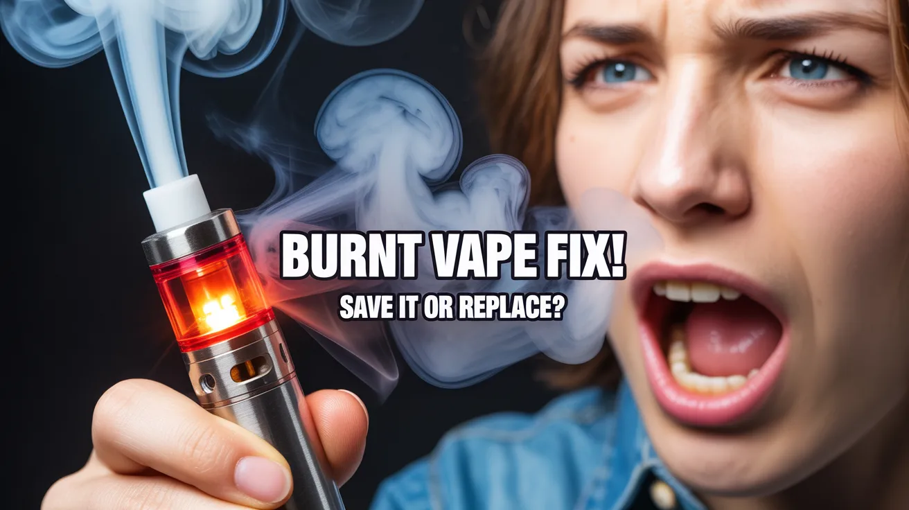 How to Fix a Burnt Disposable Vape