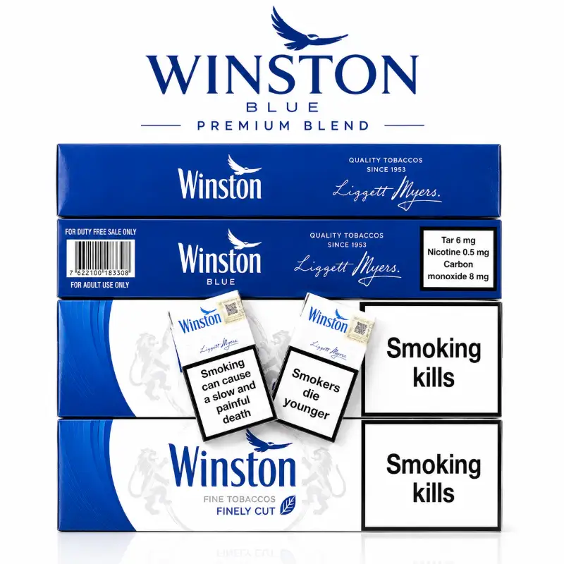 Winston Blue Cigarette Winston Blue Cigarette