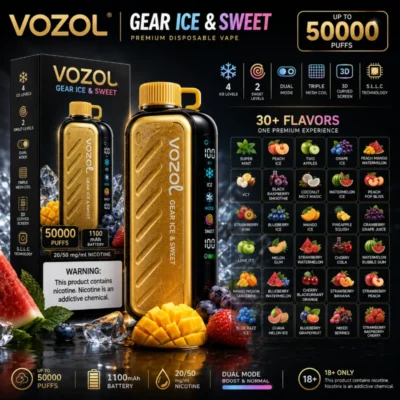 VOZOL Gear Ice & Sweet 50K Puffs