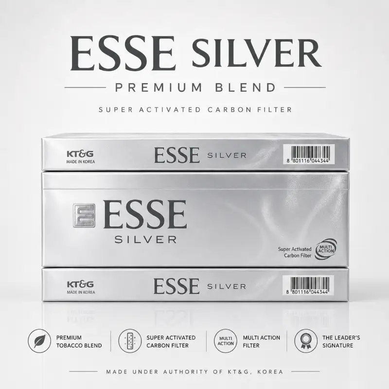 esse silver uae ESSE Silver Cigarettes Premium Quality in Dubai UAE - Image 1